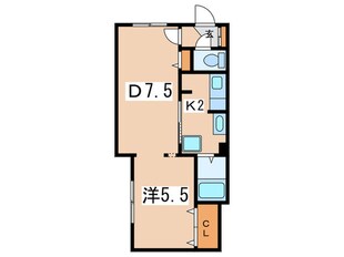 ＺＥＳＴＹ医大前の物件間取画像